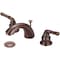 Olympia Faucets Two Handle Widespread Bathroom Faucet, Compression Hose, Bronze, Weight: 6.6 L-7332-ORB - alternate 1